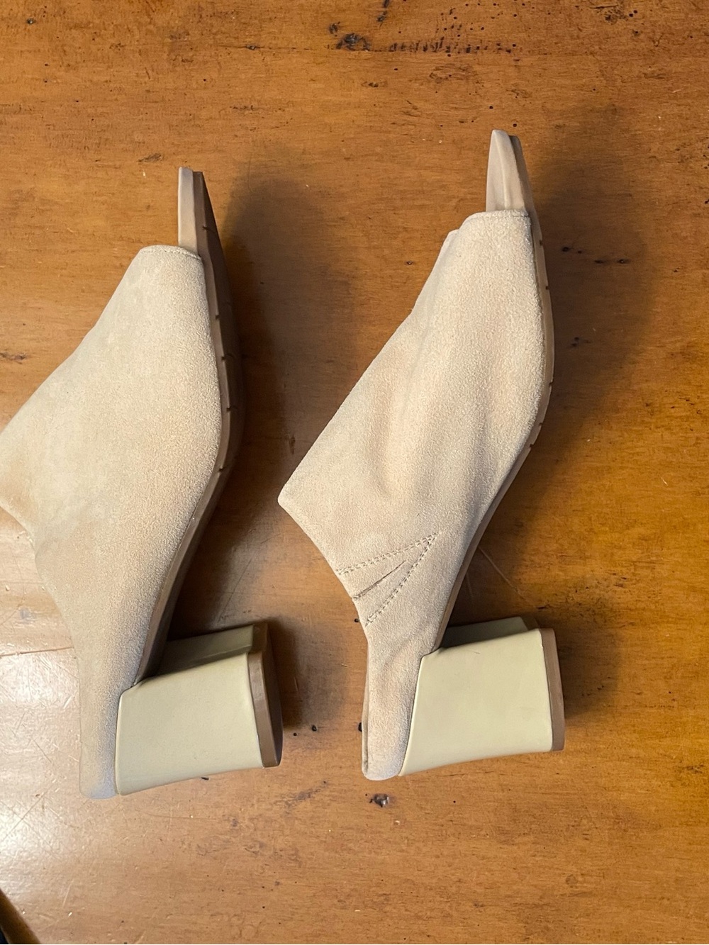 Easy Spirit Beige Open-Toe Slide Sandals - Picture 4 of 6
